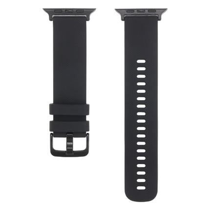 Plain Weave Silicone Watch Band For Apple Watch Series, 7 41mm / 6&SE&5&4 40mm / 3&2&1 38mm, 7 45mm / 6&SE&5&4 44mm / 3&2&1 42mm - DealBuddy