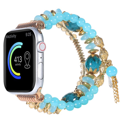 Chain Tassel Watch Band For Apple Watch Series, 7 41mm / 6&SE&5&4 40mm / 3&2&1 38mm, 7 45mm / 6&SE&5&4 44mm / 3&2&1 42mm - DealBuddy