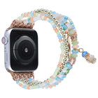 Eye Bead Chain Watch Band For Apple Watch Series, 7 41mm / 6&SE&5&4 40mm / 3&2&1 38mm, 7 45mm / 6&SE&5&4 44mm / 3&2&1 42mm - DealBuddy