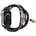Eye Bead Chain Watch Band For Apple Watch Series, 7 41mm / 6&SE&5&4 40mm / 3&2&1 38mm, 7 45mm / 6&SE&5&4 44mm / 3&2&1 42mm - DealBuddy