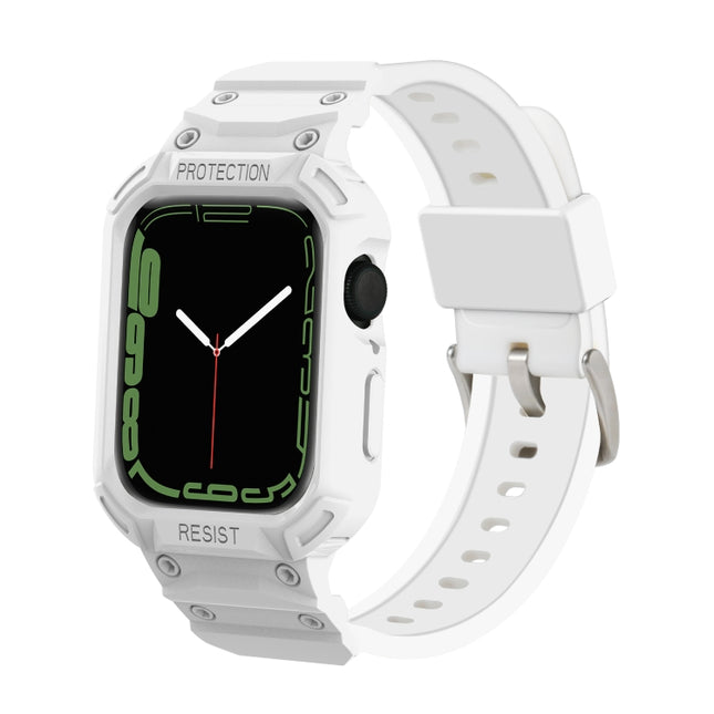 Integrated TPU Watch Band For Apple Watch Series, 7 41mm / 6&SE&5&4 40mm / 3&2&1 38mm, 7 45mm / 6&SE&5&4 44mm / 3&2&1 42mm - DealBuddy
