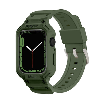Integrated TPU Watch Band For Apple Watch Series, 7 41mm / 6&SE&5&4 40mm / 3&2&1 38mm, 7 45mm / 6&SE&5&4 44mm / 3&2&1 42mm - DealBuddy