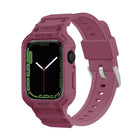 Integrated TPU Watch Band For Apple Watch Series, 7 41mm / 6&SE&5&4 40mm / 3&2&1 38mm, 7 45mm / 6&SE&5&4 44mm / 3&2&1 42mm - DealBuddy