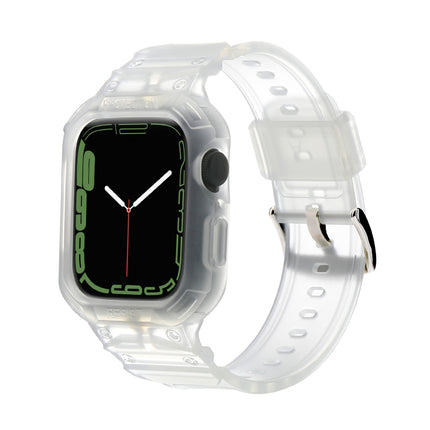 Integrated TPU Watch Band For Apple Watch Series, 7 41mm / 6&SE&5&4 40mm / 3&2&1 38mm, 7 45mm / 6&SE&5&4 44mm / 3&2&1 42mm - DealBuddy