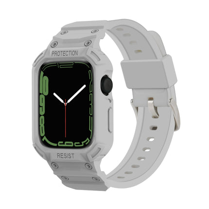 Integrated TPU Watch Band For Apple Watch Series, 7 41mm / 6&SE&5&4 40mm / 3&2&1 38mm, 7 45mm / 6&SE&5&4 44mm / 3&2&1 42mm - DealBuddy