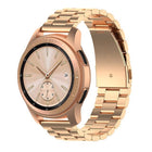 46mm Three Pearl Steel Watch Strap