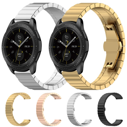 46mm Butterfly Buckle Stainless Steel Strap, For Galaxy Watch - DealBuddy