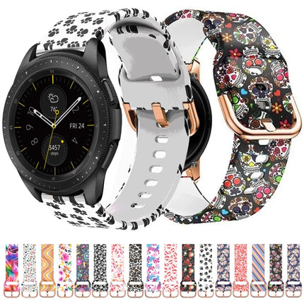 46mm Silicone Printed Strap, For Galaxy Watch - DealBuddy