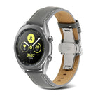 Butterfly Buckle Stitching Genuine Leather Watch Band, For Samsung Galaxy Watch4 20mm, For Huawei Watch GT 3 Pro 22mm - DealBuddy