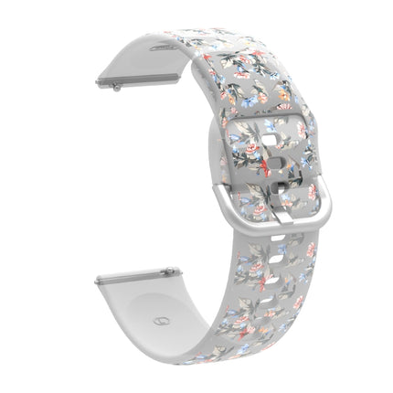 Transparent Printed TPU Silicone Watch Band, For Samsung Galaxy Watch4 20mm, For Huawei Watch GT 3 Pro 22mm - DealBuddy