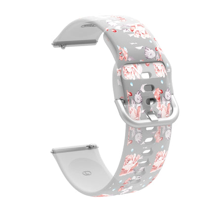 Transparent Printed TPU Silicone Watch Band, For Samsung Galaxy Watch4 20mm, For Huawei Watch GT 3 Pro 22mm - DealBuddy