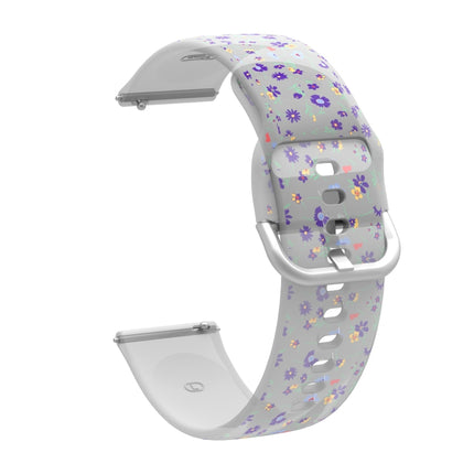 Transparent Printed TPU Silicone Watch Band, For Samsung Galaxy Watch4 20mm, For Huawei Watch GT 3 Pro 22mm - DealBuddy