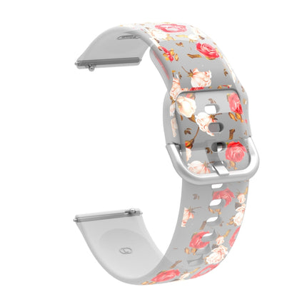 Transparent Printed TPU Silicone Watch Band, For Samsung Galaxy Watch4 20mm, For Huawei Watch GT 3 Pro 22mm - DealBuddy