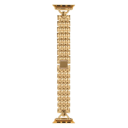 D-shaped Rhombus Metal Watch Band For Apple Watch Series