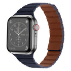 Strong Magnetic Leather Watch Band For Apple Watch Series, 7 41mm / 6&SE&5&4 40mm / 3&2&1 38mm, 7 45mm / 6&SE&5&4 44mm / 3&2&1 42mm - DealBuddy
