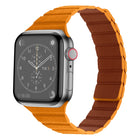 Strong Magnetic Leather Watch Band For Apple Watch Series, 7 41mm / 6&SE&5&4 40mm / 3&2&1 38mm, 7 45mm / 6&SE&5&4 44mm / 3&2&1 42mm - DealBuddy