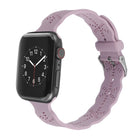 Snowflake Silicone Watch Band For Apple Watch Series, 7 41mm / 6&SE&5&4 40mm / 3&2&1 38mm, 7 45mm / 6&SE&5&4 44mm / 3&2&1 42mm - DealBuddy