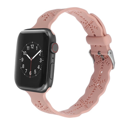 Snowflake Silicone Watch Band For Apple Watch Series, 7 41mm / 6&SE&5&4 40mm / 3&2&1 38mm, 7 45mm / 6&SE&5&4 44mm / 3&2&1 42mm - DealBuddy