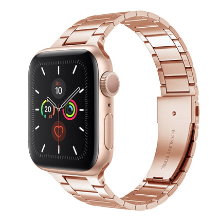 Small Waist Stainless Steel Watch Band For Apple Watch Series
