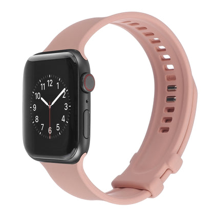 Square Buckle Silicone Watch Band For Apple Watch Series, 7 41mm / 6&SE&5&4 40mm / 3&2&1 38mm, 7 45mm / 6&SE&5&4 44mm / 3&2&1 42mm - DealBuddy