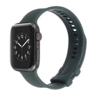 Square Buckle Silicone Watch Band For Apple Watch Series, 7 41mm / 6&SE&5&4 40mm / 3&2&1 38mm, 7 45mm / 6&SE&5&4 44mm / 3&2&1 42mm - DealBuddy