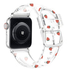 Square Buckle Transparent Watch Band For Apple Watch Series, 7 41mm / 6&SE&5&4 40mm / 3&2&1 38mm, 7 45mm / 6&SE&5&4 44mm / 3&2&1 42mm - DealBuddy