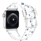 Square Buckle Transparent Watch Band For Apple Watch Series, 7 41mm / 6&SE&5&4 40mm / 3&2&1 38mm, 7 45mm / 6&SE&5&4 44mm / 3&2&1 42mm - DealBuddy