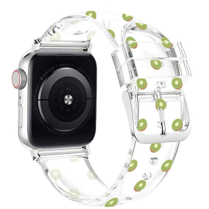 Square Buckle Transparent Watch Band For Apple Watch Series, 7 41mm / 6&SE&5&4 40mm / 3&2&1 38mm, 7 45mm / 6&SE&5&4 44mm / 3&2&1 42mm - DealBuddy