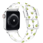 Square Buckle Transparent Watch Band For Apple Watch Series, 7 41mm / 6&SE&5&4 40mm / 3&2&1 38mm, 7 45mm / 6&SE&5&4 44mm / 3&2&1 42mm - DealBuddy