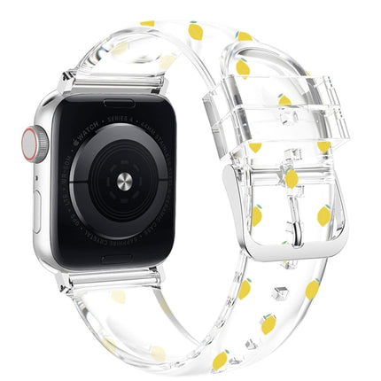 Square Buckle Transparent Watch Band For Apple Watch Series, 7 41mm / 6&SE&5&4 40mm / 3&2&1 38mm, 7 45mm / 6&SE&5&4 44mm / 3&2&1 42mm - DealBuddy