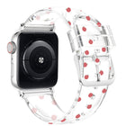 Square Buckle Transparent Watch Band For Apple Watch Series, 7 41mm / 6&SE&5&4 40mm / 3&2&1 38mm, 7 45mm / 6&SE&5&4 44mm / 3&2&1 42mm - DealBuddy