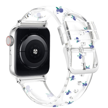 Square Buckle Transparent Watch Band For Apple Watch Series, 7 41mm / 6&SE&5&4 40mm / 3&2&1 38mm, 7 45mm / 6&SE&5&4 44mm / 3&2&1 42mm - DealBuddy