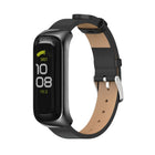 MIJOBS Metal Case Microfiber Leather Watch Band
