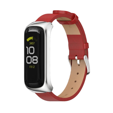 MIJOBS Metal Case Microfiber Leather Watch Band