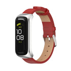 MIJOBS Metal Case Microfiber Leather Watch Band