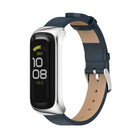 MIJOBS Metal Case Microfiber Leather Watch Band