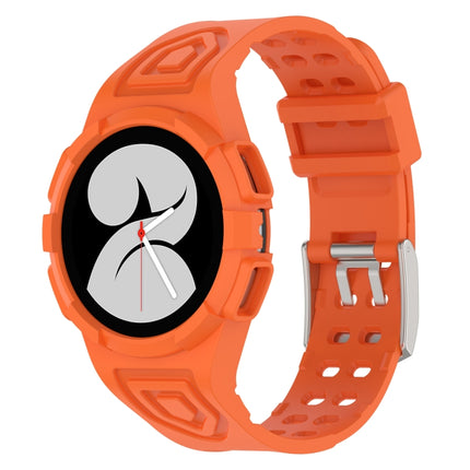 Silicone Integrated Watch Band, For Samsung Galaxy Watch4 40mm, For Samsung Galaxy Watch4 44mm - DealBuddy