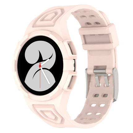 Silicone Integrated Watch Band, For Samsung Galaxy Watch4 40mm, For Samsung Galaxy Watch4 44mm - DealBuddy