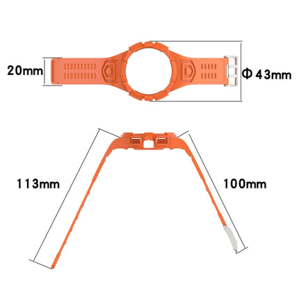 Silicone Integrated Watch Band, For Samsung Galaxy Watch4 40mm, For Samsung Galaxy Watch4 44mm - DealBuddy