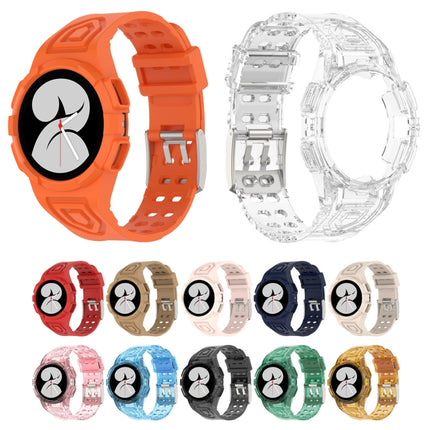 Silicone Integrated Watch Band, For Samsung Galaxy Watch4 40mm, For Samsung Galaxy Watch4 44mm - DealBuddy