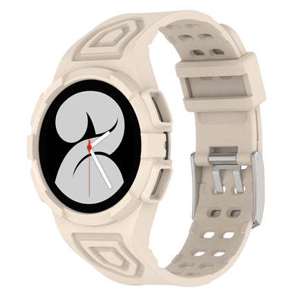 Silicone Integrated Watch Band, For Samsung Galaxy Watch4 40mm, For Samsung Galaxy Watch4 44mm - DealBuddy