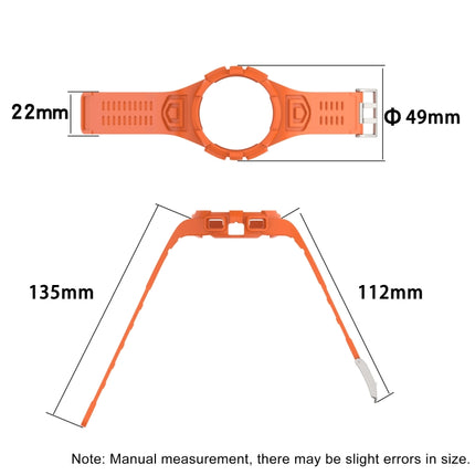 Silicone Integrated Watch Band, For Samsung Galaxy Watch4 Classic 46mm - DealBuddy