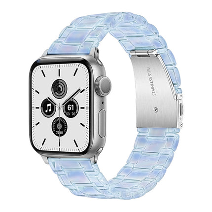 Three-Bead Translucent Watch Band For Apple Watch Series, 7 45mm / 6&SE&5&4 44mm / 3&2&1 42mm, 7 41mm / 6&SE&5&4 40mm / 3&2&1 38mm - DealBuddy