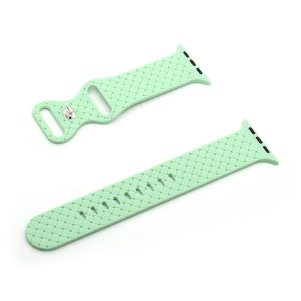Weave Texture Watch Band For Apple Watch Series, 7 45mm / 6&SE&5&4 44mm / 3&2&1 42mm, 7 41mm / 6&SE&5&4 40mm / 3&2&1 38mm - DealBuddy
