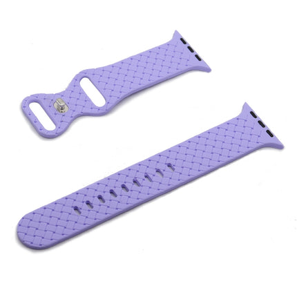 Weave Texture Watch Band For Apple Watch Series, 7 45mm / 6&SE&5&4 44mm / 3&2&1 42mm, 7 41mm / 6&SE&5&4 40mm / 3&2&1 38mm - DealBuddy