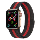 Milanese Stainless Steel Watch Band For Apple Watch Series, 7 45mm / 6&SE&5&4 44mm / 3&2&1 42mm, 7 41mm / 6&SE&5&4 40mm / 3&2&1 38mm - DealBuddy