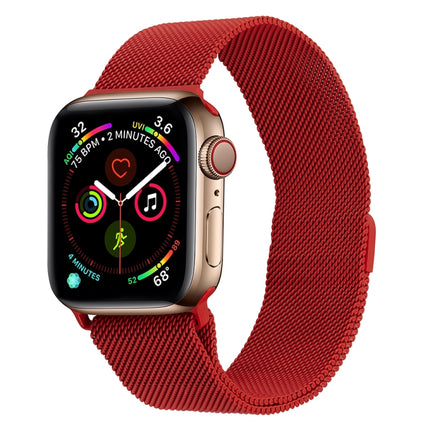Milanese Stainless Steel Watch Band For Apple Watch Series, 7 45mm / 6&SE&5&4 44mm / 3&2&1 42mm, 7 41mm / 6&SE&5&4 40mm / 3&2&1 38mm - DealBuddy