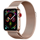 Milanese Stainless Steel Watch Band For Apple Watch Series, 7 45mm / 6&SE&5&4 44mm / 3&2&1 42mm, 7 41mm / 6&SE&5&4 40mm / 3&2&1 38mm - DealBuddy
