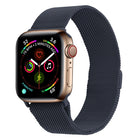 Milanese Stainless Steel Watch Band For Apple Watch Series, 7 45mm / 6&SE&5&4 44mm / 3&2&1 42mm, 7 41mm / 6&SE&5&4 40mm / 3&2&1 38mm - DealBuddy