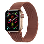 Milanese Stainless Steel Watch Band For Apple Watch Series, 7 45mm / 6&SE&5&4 44mm / 3&2&1 42mm, 7 41mm / 6&SE&5&4 40mm / 3&2&1 38mm - DealBuddy